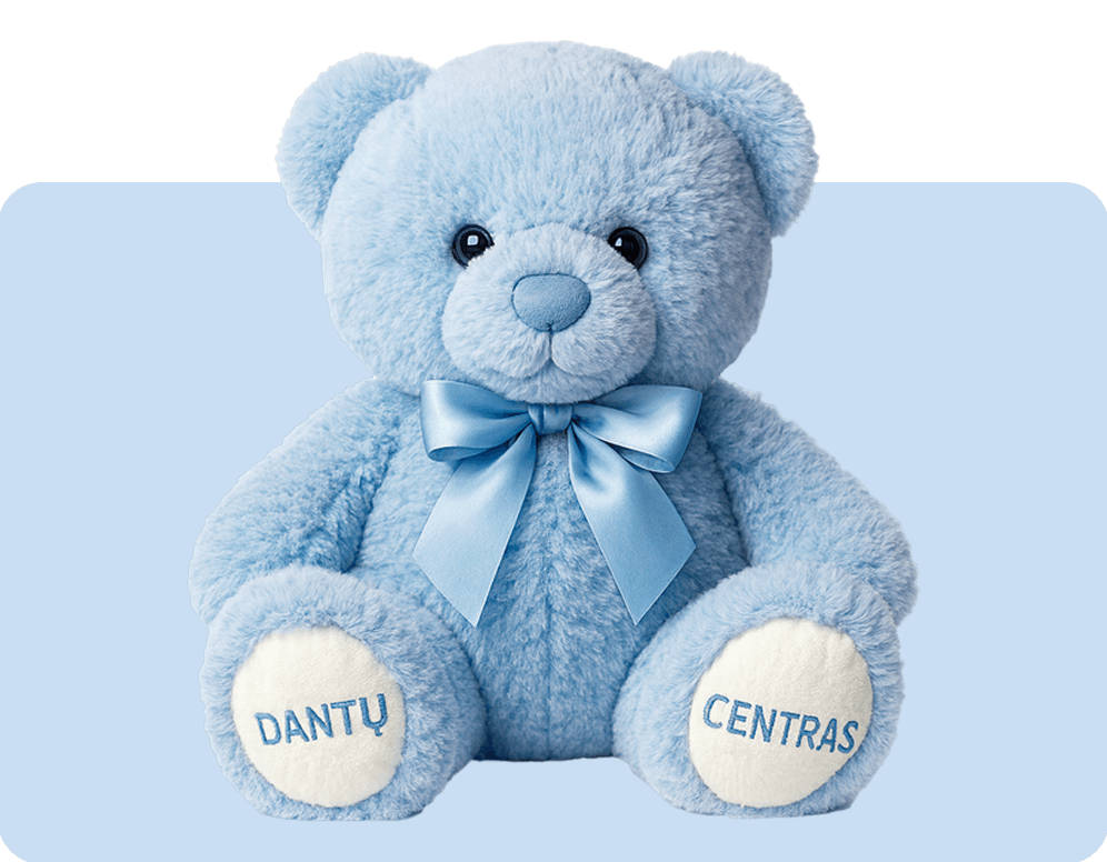 vaikų dantų gydymas